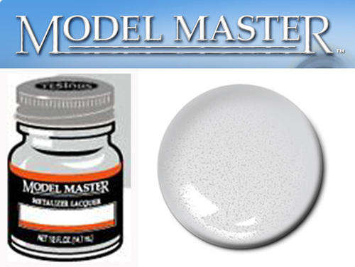 Stainless Steel - Buffing Enamel Paint 14.5ml Bottle By Model Master.