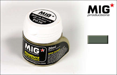 Allied Green (Fading) Pigment.