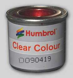 Clear Red - Gloss Enamel Paint.