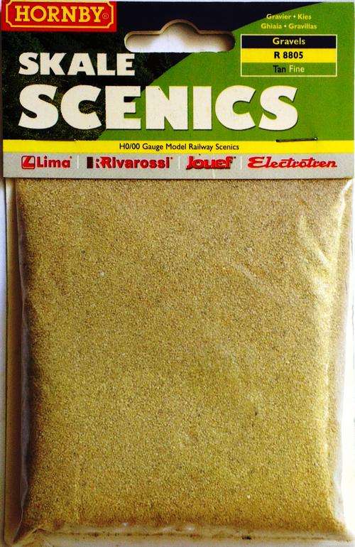 HO/OO Gravel - Tan Fine.