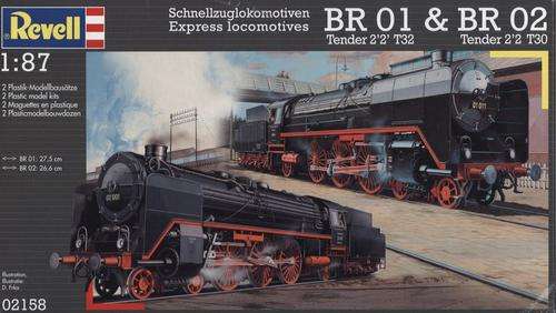 Set Fast Train Loco BR01 & BR02.