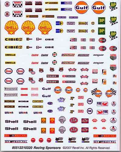 Sponsor Decals.