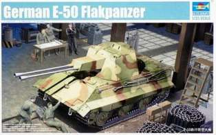 German WWII E-50 Flakpanzer Tank.