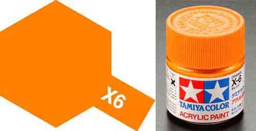 X-6 Orange - Gloss - Acrylic Paint