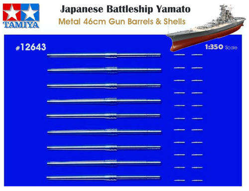 Yamato 46cm Metal Barrels & Shells