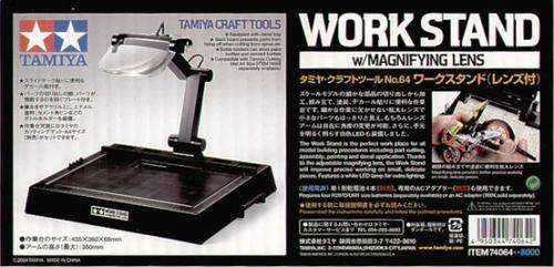 Work Stand With Magnifying Lens