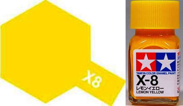 X-8 Lemon Yellow - Gloss - Enamel Paint