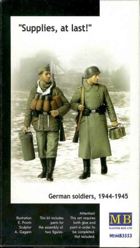 "Supplies, At Last!" German Soldier, 1944 - 1945