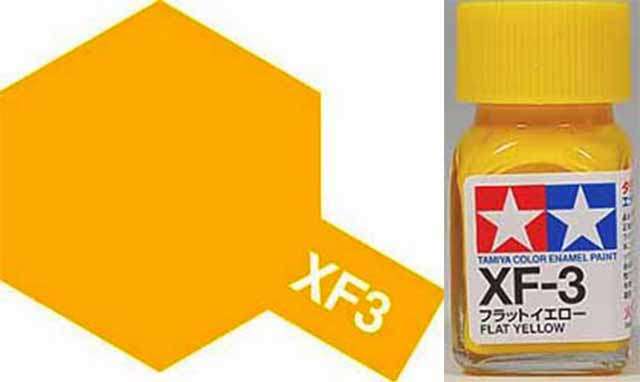 XF-3 Flat Yellow - Enamel Paint