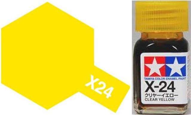 X-24 Clear Yellow Gloss Enamel Paint