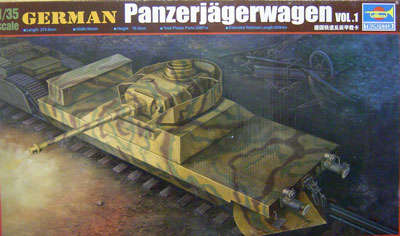 German Panzerjagerwagen Tank  - Scale 1/35 By Trumpeter.