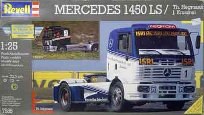 Mercedes Benz 1450 LS /Th. Hegmann-J. Kr  - Scale 1/24 by Revell/Germany.