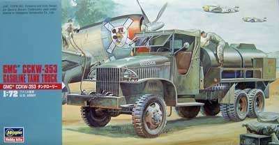 GMC CCKW-353 Gasoline Tank Truck - Scale 1/72 by Hasegawa.