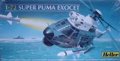 Super Puma Exocet - Scale 1/72 by Heller.