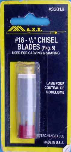 #18-1/2" Chisel Blades (Pkg.5) by Maxx.