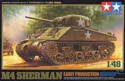 M4 Sherman Early Production - Scale 1/48 By Tamiya.