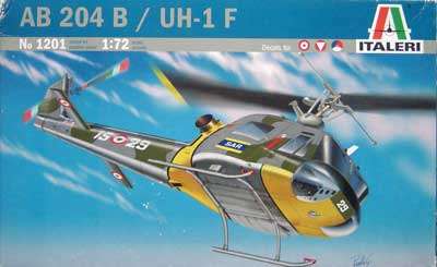 AB-204 B Helicopter - Scale 1/72 By Italeri.