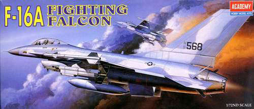 General Dynamics F-16A Fighting Falcon - Scale 1/72 By Academy.