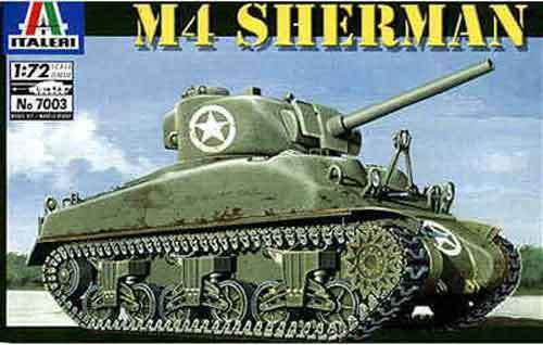 M4 Sherman - Scale 1/72 By Italeri.