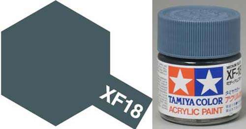 XF-18 Medium Blue - Matt - Acrylic Paint.