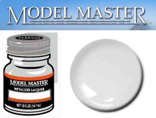 Chrome Silver FS 17178 - Enamel Paint 14.5ml Bottle By Model Master.