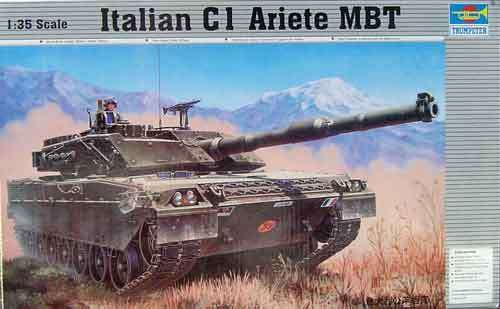 Italian C-1 Ariete MBT Tank - Scale 1/35 By Trumpeter.