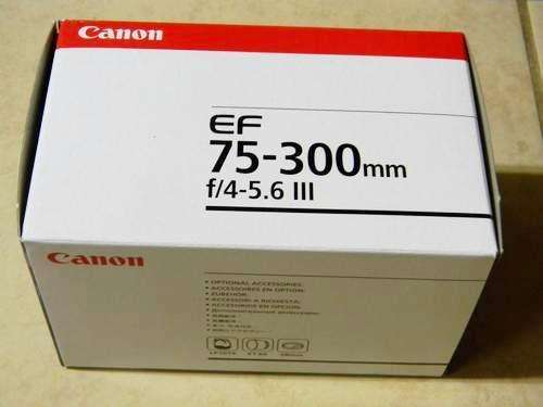 CANON EF 75-300MM III TELEPHOTO ZOOM LENS for 400D D1 450D 1000D 550D Canon DSLR Cameras DEMO