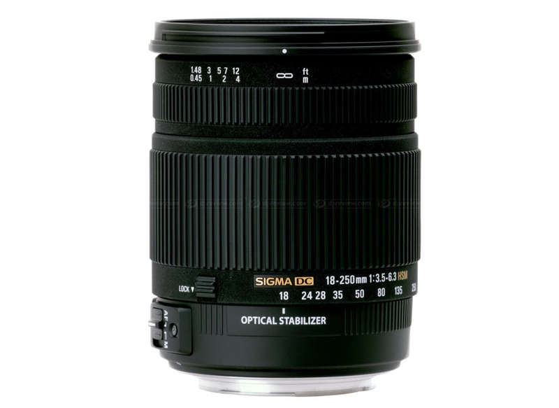 SIGMA DC 18-250mm F3.5-6.3 OS HSM for CANON DSLR Cameras - OPTICAL STABILIZER