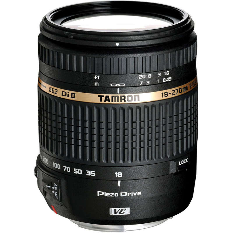 Tamron 18-270mm f/3.5-6.3 Di II VC (Vibration Correction) Macro Zoom Lens for NIKON DSLR Cameras
