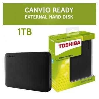 Toshiba Canvio Basics 1TB Portable Hard Drive - Black (HDTB310XK3AA)