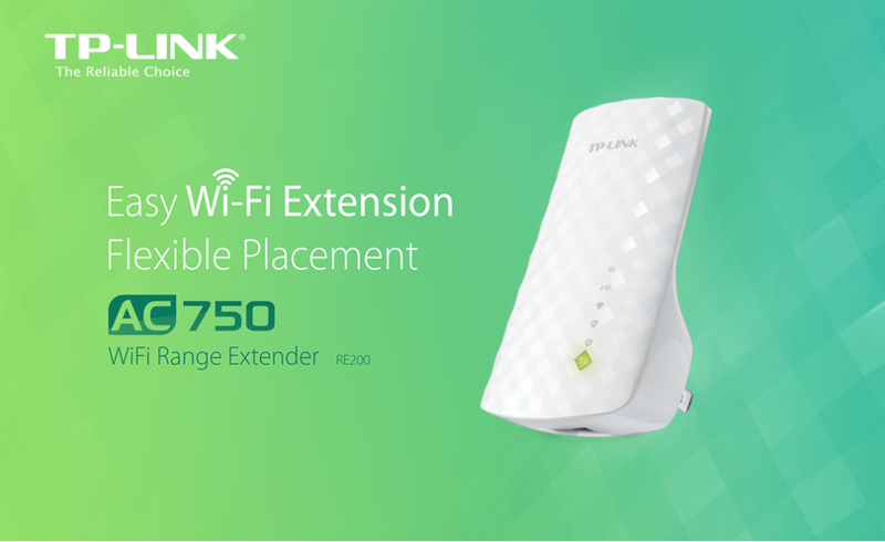TP-Link RE200 AC750 WiFi Dual Band Range Extender | BRAND NEW