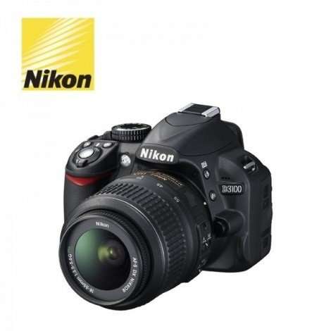NIKON D3100 DSLR Camera 14.2 megapixels + Nikon 18-55mm Lens Kit