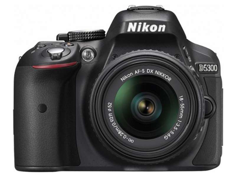 NIKON D5300 DSLR CAMERA BODY [ WiFi & GPS] - [ 24.2 MP ] - [ DX ] WITH 18-55 VR Lens Kit