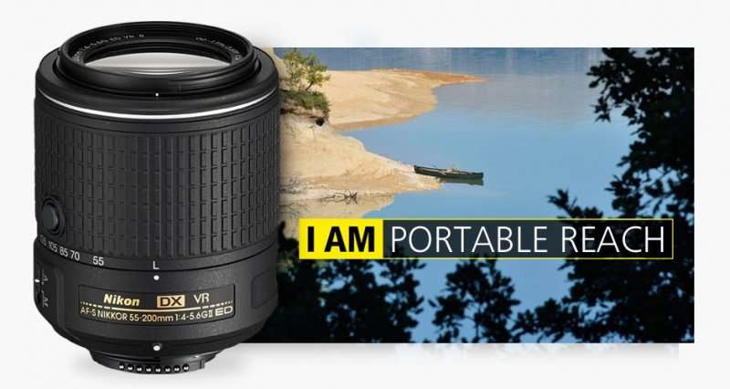 Nikon 55-200mm VR II LENS For Nikon DSLR Cameras