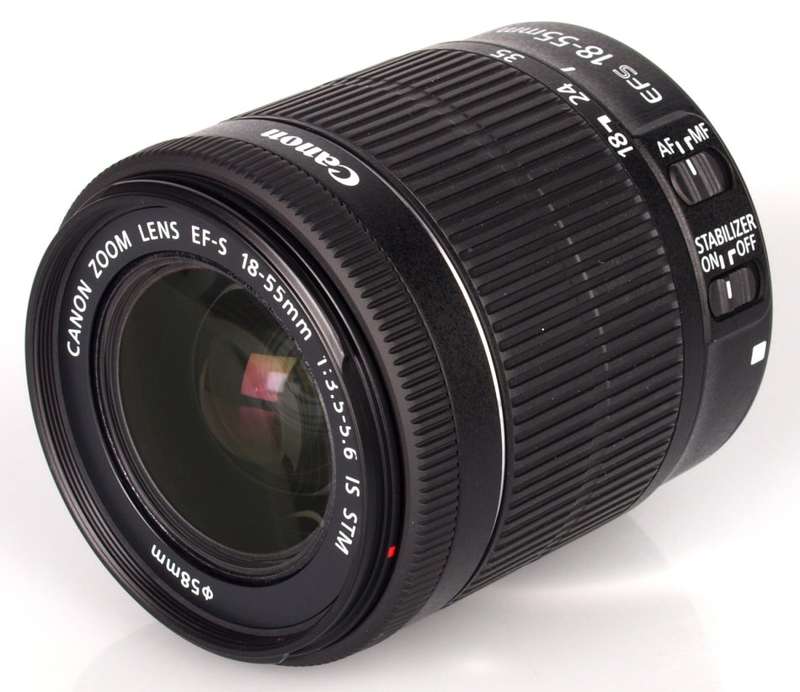 Canon EF-S 18-55mm f/3.5-5.6 IS (IMAGE STABILIZER) STM Camera Lens for Canon Digital SLR Cameras