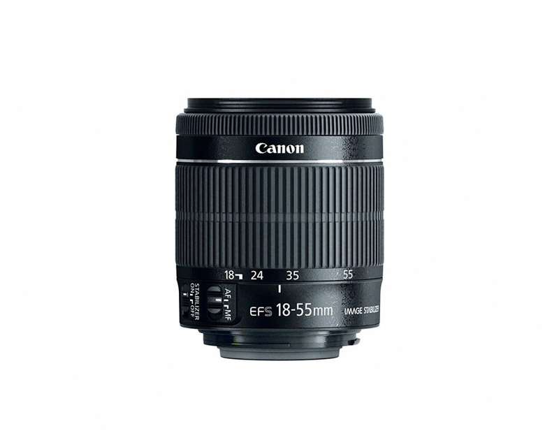 Canon EF-S 18-55mm f/3.5-5.6 IS (IMAGE STABILIZER) STM Camera Lens for Canon Digital SLR Cameras