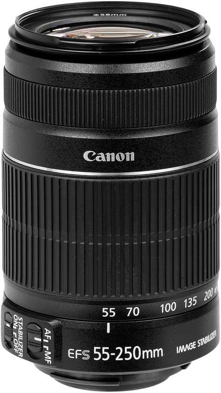 Canon EF-S 55-250m IS (Image Stabilizer) Mark ii Lens for Canon DSLR Cameras