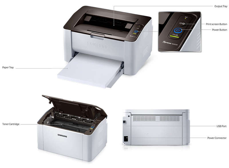 Samsung Xpress SL-M2020 Laser Printer with Google Cloud Print A4, 20PPM | Brand New Sealed