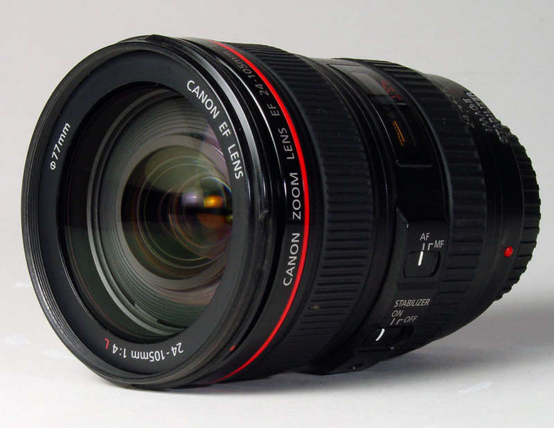 CANON EF 24-105mm F4L IS USM IMAGE STABILIZER ULTRASONIC ZOOM Lens for CANON Digital SLR Cameras