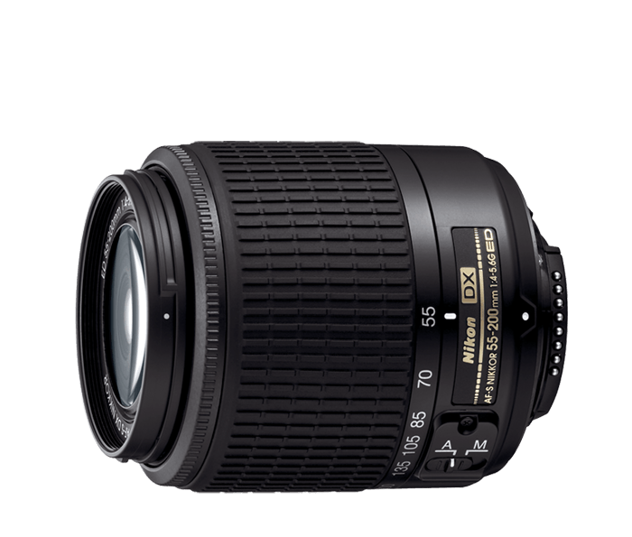 Nikon 55-200mm DX Lens for NIKON DSLR Cameras IN BOX