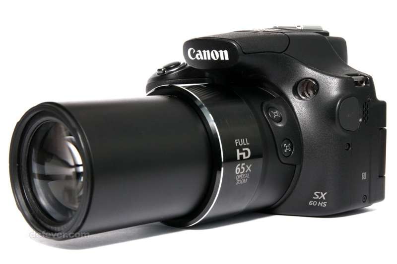 Canon Powershot SX60 HS 16.1MP Digital Camera 65x Optical Zoom Lens 3-inch LCD Tilt Screen (Black)