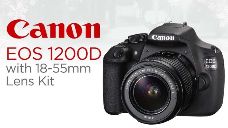 Canon EOS 1200D DSLR Camera BODY 18.1 MP HDMI with Canon 18-55mm LENS Professional KIT