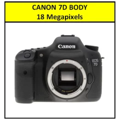 Canon 7D 18MP PROFESSIONAL Digital SLR Camera (BODY) - 18 Megapixels