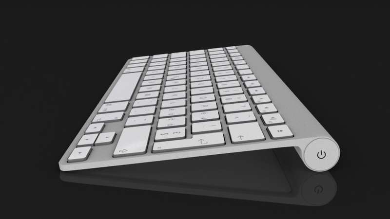 APPLE WIRELESS KEYBOARD - CAN BE USED WITH IMAC & MAC MINI