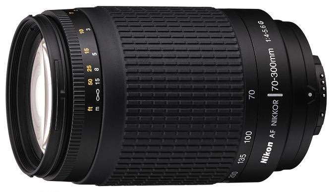 Nikon AF Nikkor 70-300mm f/4-5.6 G Telephoto Zoom lens for Nikon DSLR Cameras