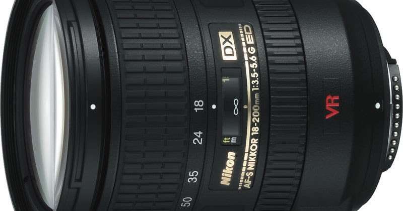 Nikon AF Zoom Nikkor 18-200mm f/3.5-5.6G ED-IF AF-S DX VR Telephoto Zoom Lens for NIKON DIGITAL