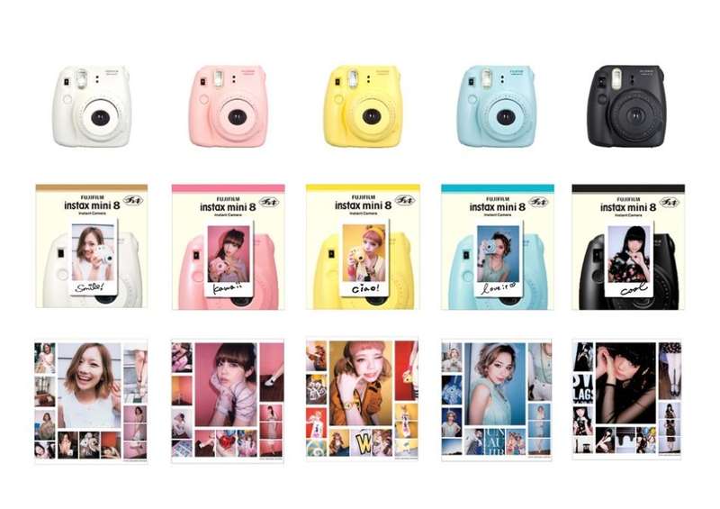 Fujifilm Instax Mini 8 Instant Camera in Box - YELLOW - Grab one handy for holidays Instant pictures