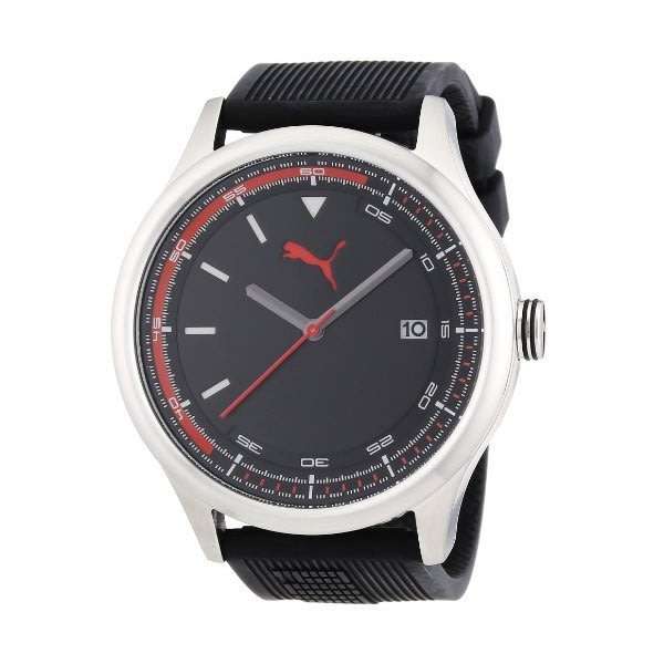Puma Men's Wheel PU103011002 Black Polyurethane Quartz Watch Black Dial  - BRAND NEW *** PUMA ***