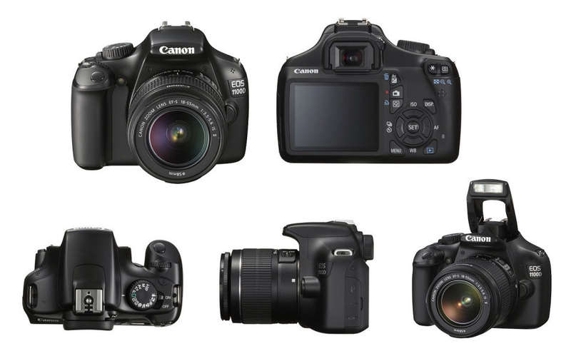 Canon EOS 1100D Digital Camera Body 12.3 MP HDMI with 18-55 Canon Lens Professional KIT