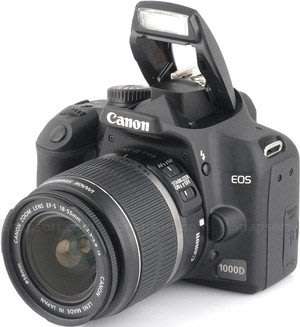 Canon EOS 1000D Digital SLR camera plus Canon 18-55mm Lens Professional KIT